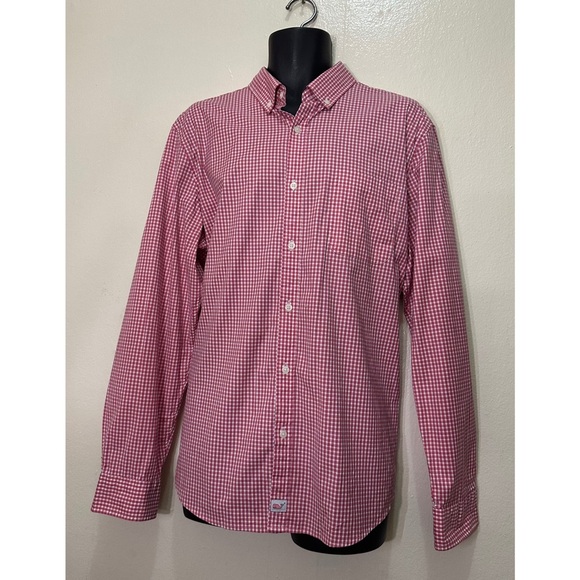 NWOT Vineyard Vines Red Gingham Men's Shirt - Picture 2 of 10